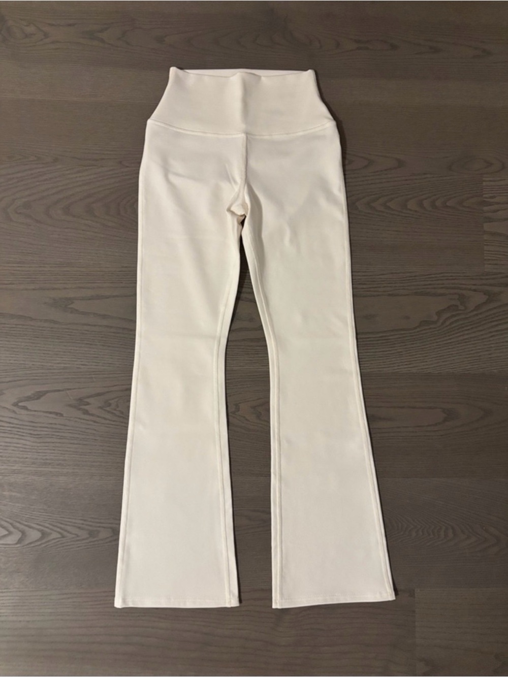 ALO Yoga Cream High-Waist Flare Pants